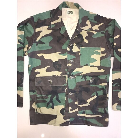 Vintage Gung Ho Adult Duck Camo Hunting Jacket Top Sz Med - Picture 1 of 5